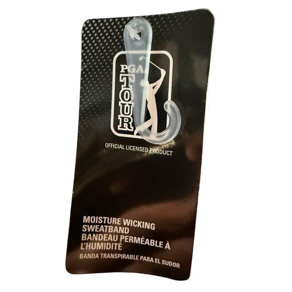 PGA Tour Moisture Wicking Adjustable Golf Cap, Peacoat Heather, NWT - Picture 3 of 3